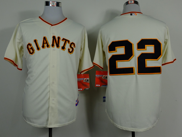 Men San Francisco Giants #22 Clark Cream MLB Jerseys